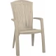 ALLIBERT SANTORINI zahradní židle, 61 x 65 x 99 cm, cappuccino 17180012