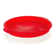 BANQUET Silikonová forma na koláč o27x3,5cm Culinaria red 3120040R