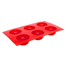 BANQUET CULINARIA Red Forma na 6 báboviček silikonová 29,5 x 17,5 x 3,5 cm 3120130R
