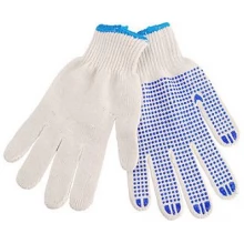 EXTOL CRAFT rukavice bavlněné s PVC terčíky na dlani, velikost 10" 99708