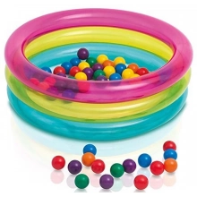 INTEX BABY BALL PIT Hrací bazének se třemi prstenci 86 x 25 cm 48674