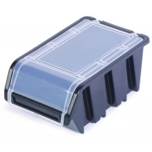 Kistenberg TRUCK PLUS Plastový úložný box s víkem, 19,5x12x9cm, černý KTR20F-S411