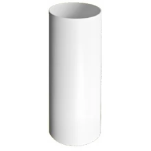 Vzduchotechnika kruhové plastové potrubí pr. 150 mm délky 1.0 m KO150-1.0