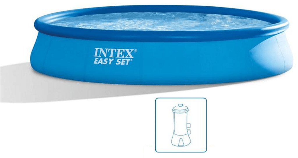 INTEX Easy Set Pool Bazén 244 x 61 cm s kartušovou filtrační pumpou 28108NP