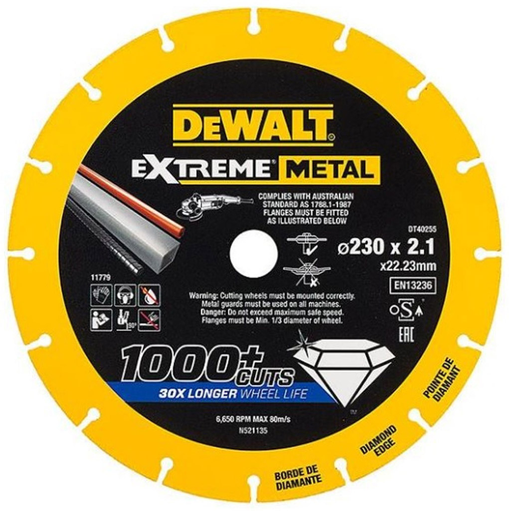 DeWALT DT40253 Diamantový kotouč Extreme 150 x 22,2 mm na kov