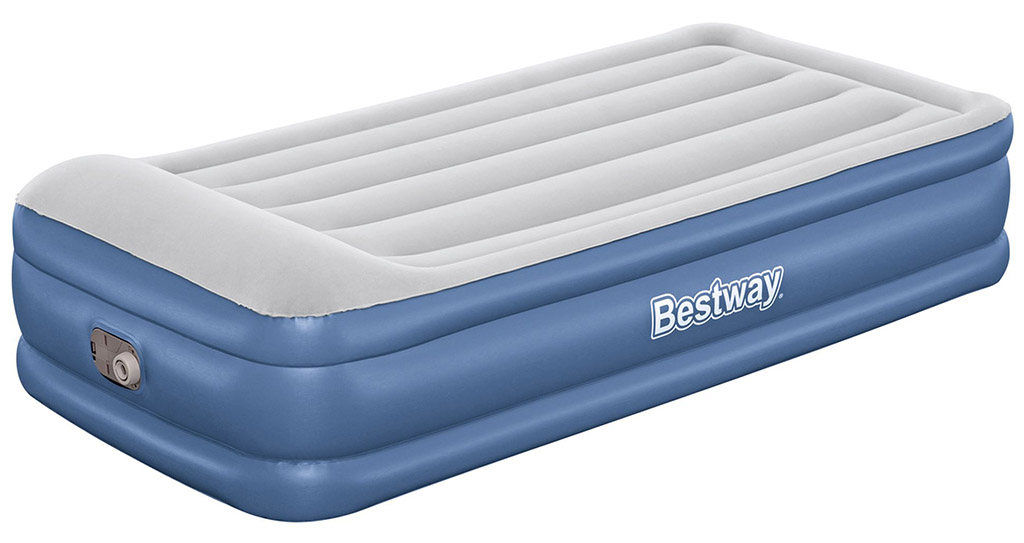 BESTWAY TriTech Twin Nafukovací postel s vestavěnou pumpou, 191 x 97 x 46 cm 67628