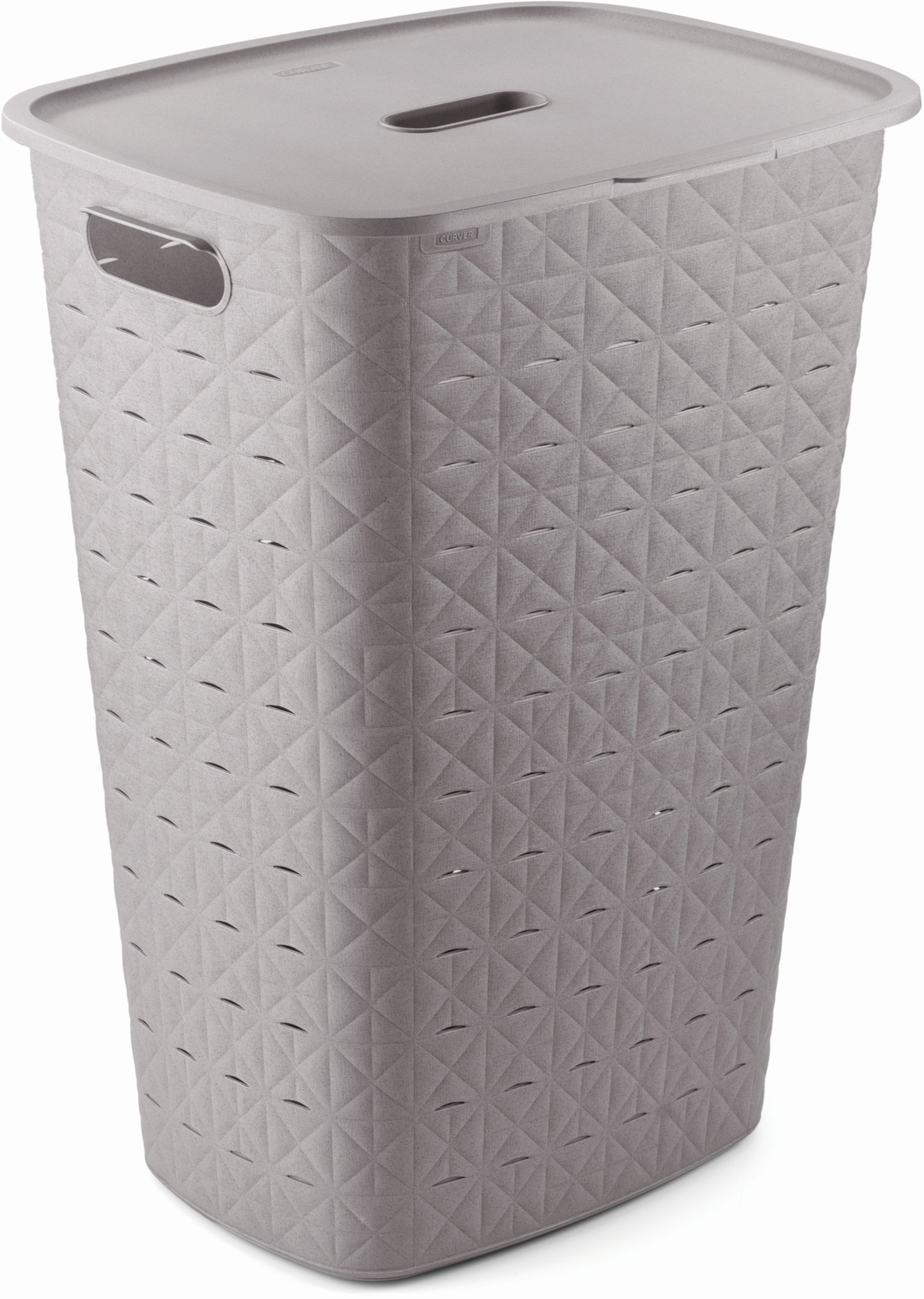 CURVER SOFTEX 56L Koš na špinavé prádlo 34 x 43,8 x 59,9 cm, šedý 00571-Z70
