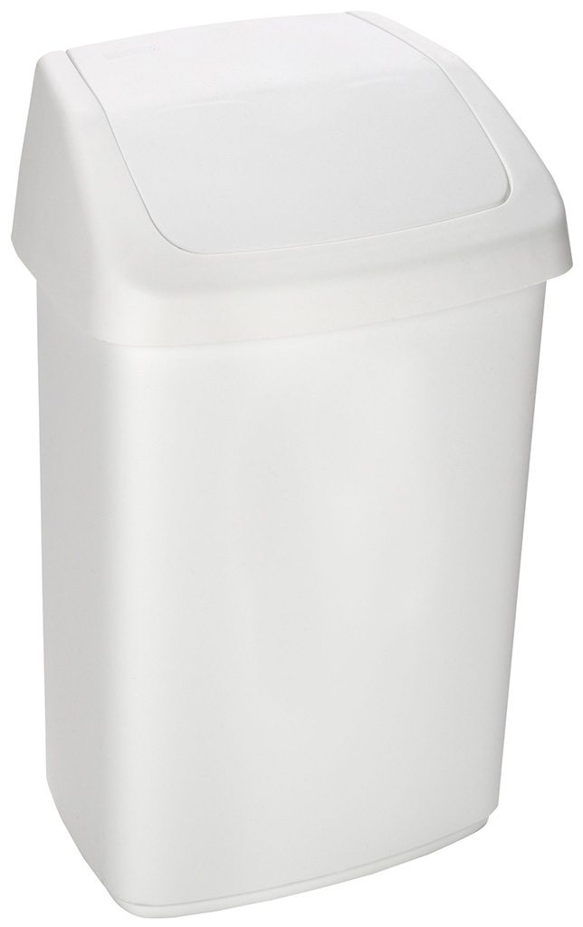 CURVER SWING BIN 10L Odpadkový koš 24,6 x 19,8 x 37,3 cm bílý 03984-026