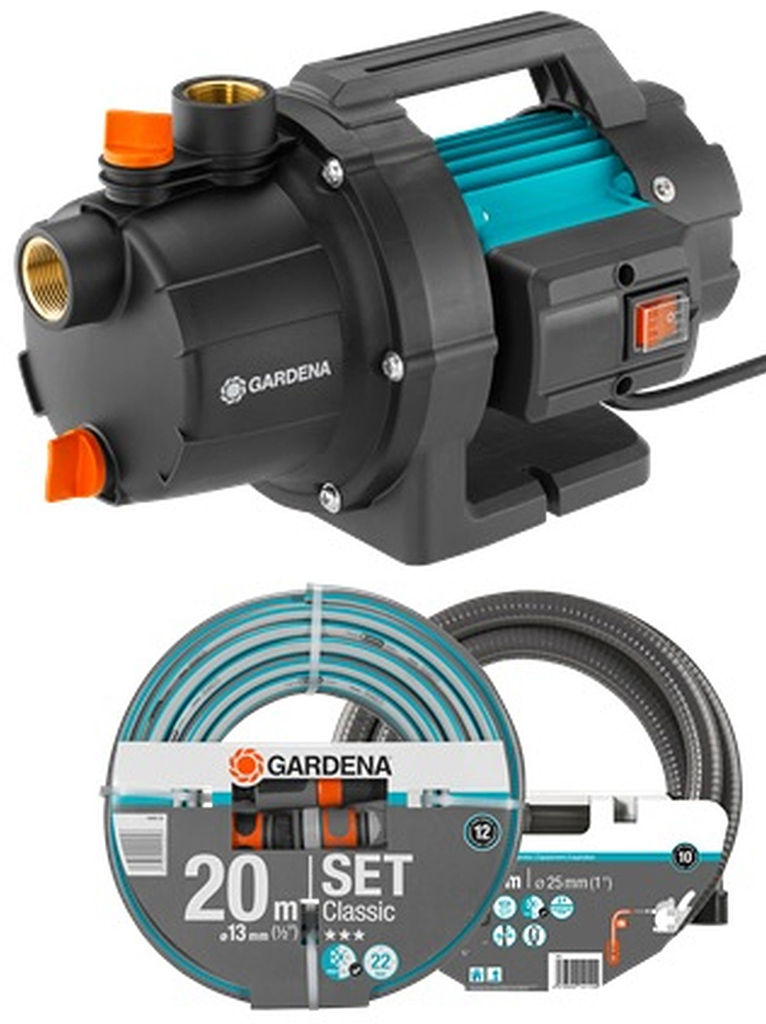 Gardena BASIC 3000/4 Zahradní čerpadlo (3000 l/h/600W) - sada 9011-47