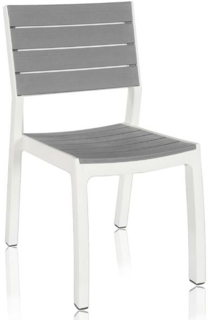 KETER HARMONY Zahradní židle, 47 x 60 x 86 cm, bílá/šedá 17201232