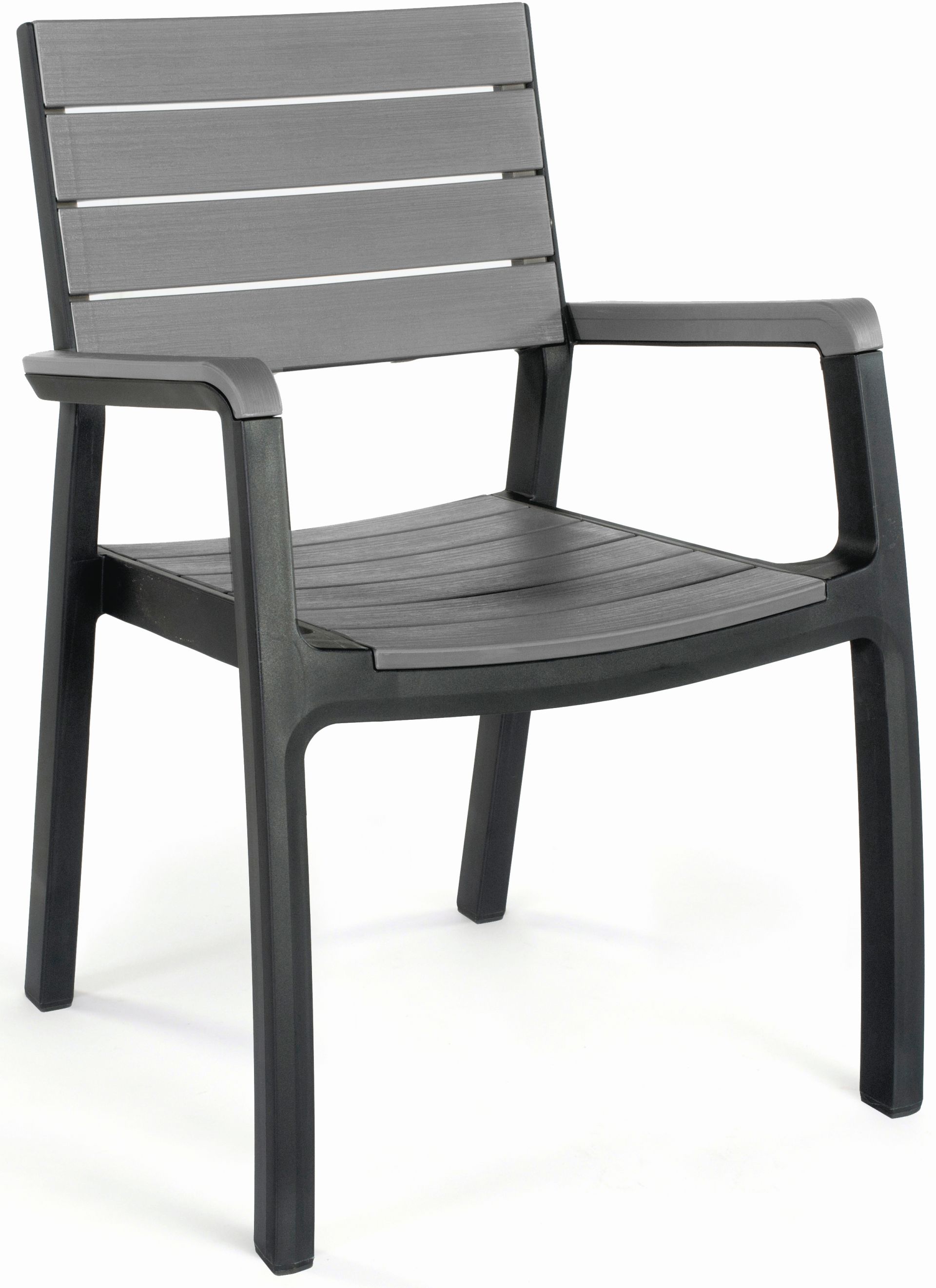 KETER HARMONY Zahradní židle, 59 x 60 x 86 cm, grafit/šedá 17201284