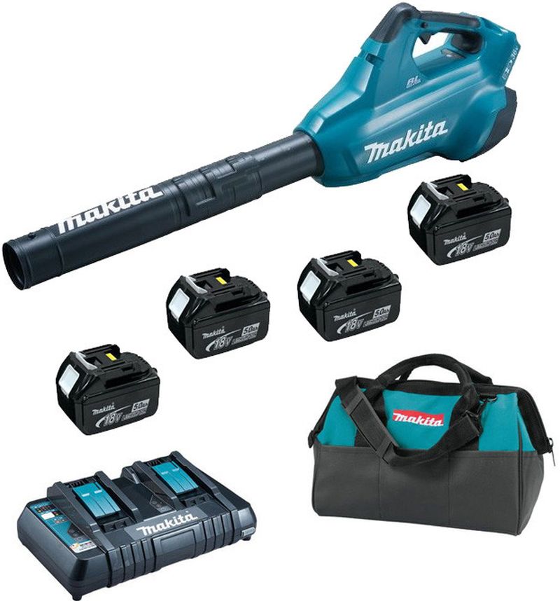 MAKITA DUB362PT4X Aku ofukovač Li-ion 4x 18V/5,0Ah