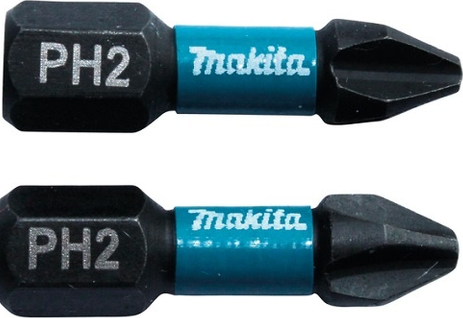 MAKITA B-63616 Torzní bit 1/4" Impact Black PH2, 25mm/2ks