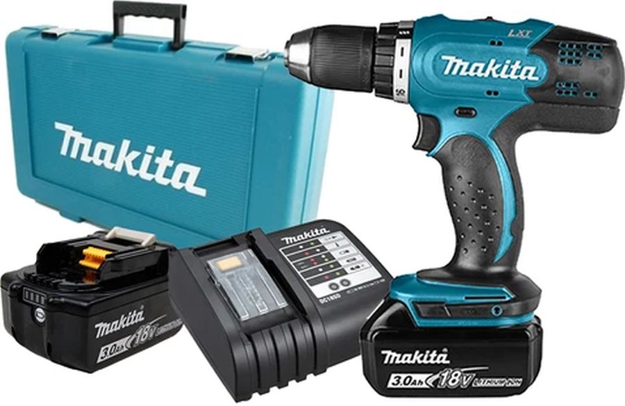 MAKITA DDF453SFE Aku vrtací šroubovák LXT (2x 3,0Ah/18V)